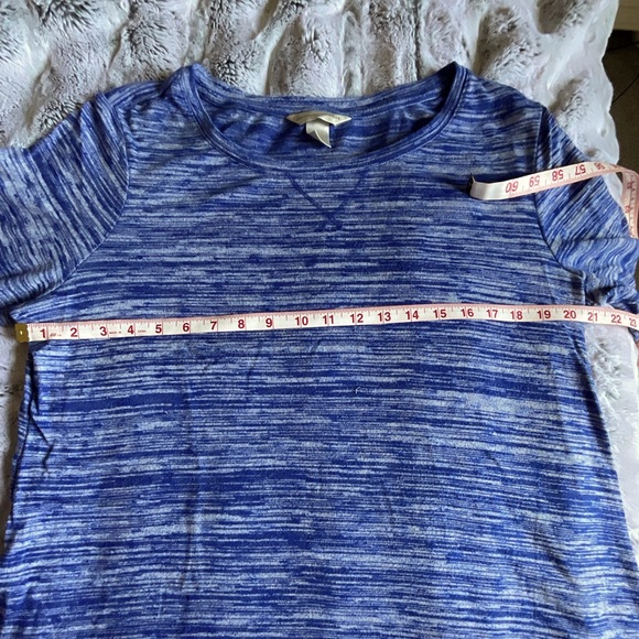 Christopher & Banks Blue Top Size L - Picture 3 of 6